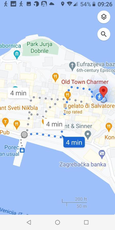 Old Town Charmer Porec Bagian luar foto
