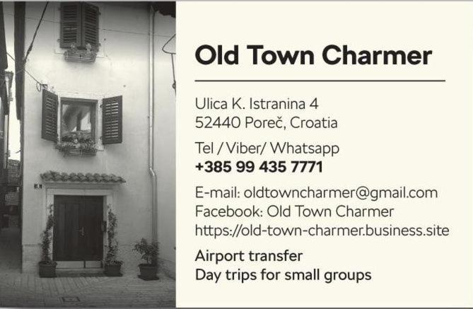 Old Town Charmer Porec Bagian luar foto